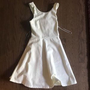white formal dress